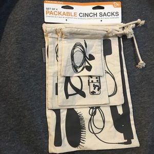 Travelon Cinch Sacks travel bag organizer set NEW